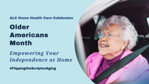 Older woman driving